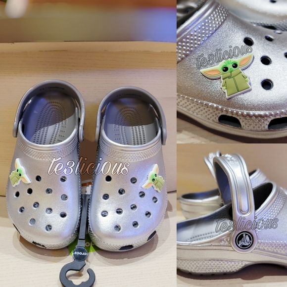 Disney Shoes - DISNEY PARKS THE CHILD BABY YODA MANDO CROCS